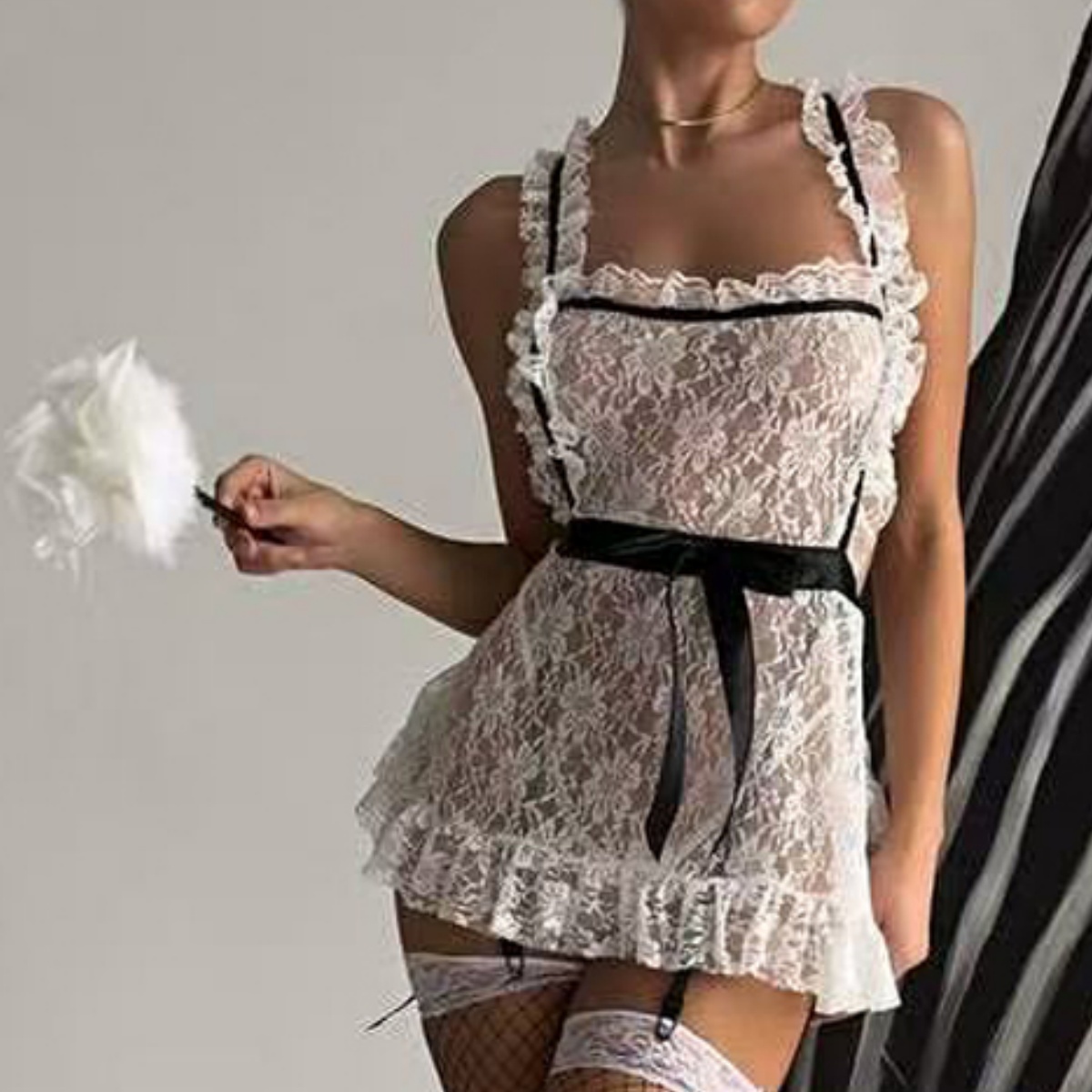 Mode française, contraste indu - Lace Bralette Set avis et prix