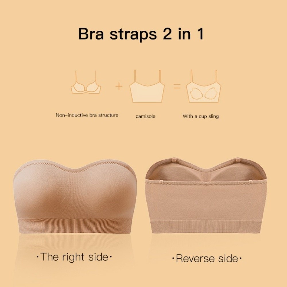 Soutien-gorge bandeau sans bre - Push Up Bra Silicone avis et prix